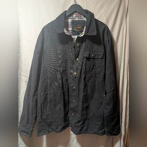 Classic Black Military Field Jacket